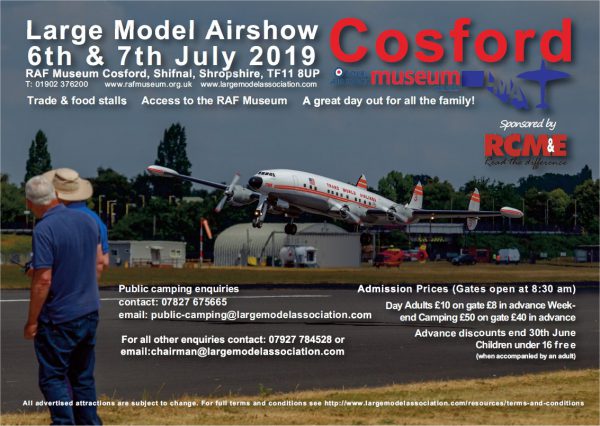 Cosford Large Model Air Show – 6th & 7th July 2019